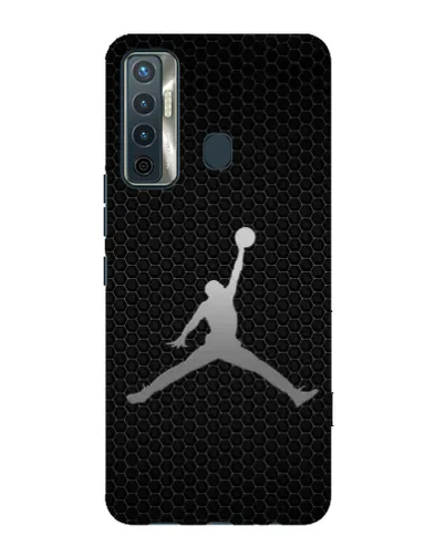 Чохол для TECNO Camon 17 з картинкою «Jordan Dark Carbon» Чохол для TECNO Camon 17 з картинкою «Jordan Dark Carbon»