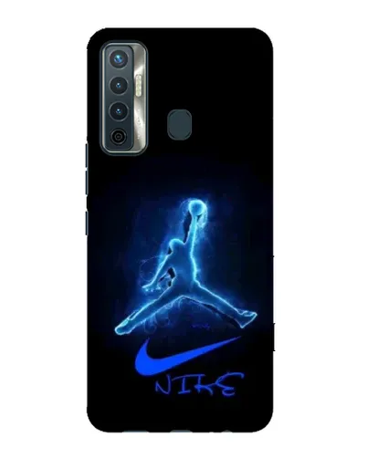 Чохол для TECNO Camon 17 з картинкою «Jordan Neon Blue» Чохол для TECNO Camon 17 з картинкою «Jordan Neon Blue»