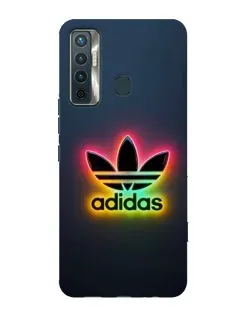 Чохол для TECNO Camon 17 з картинкою «Неоновий Adidas»