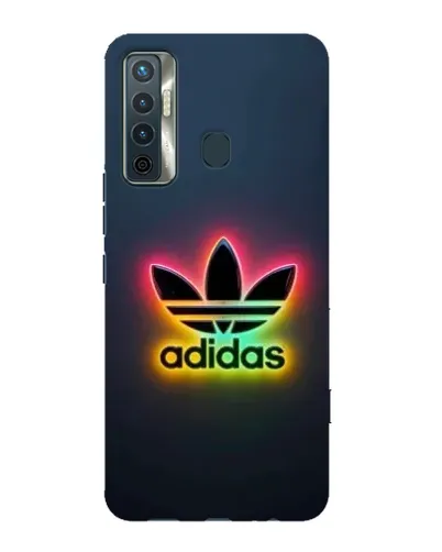 Чохол для TECNO Camon 17 з картинкою «Неоновий Adidas»