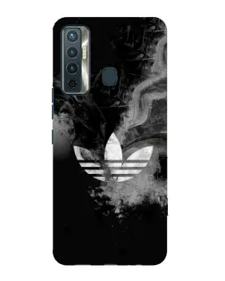 Чохол для TECNO Camon 17 з картинкою «Абстрактний дим Adidas»