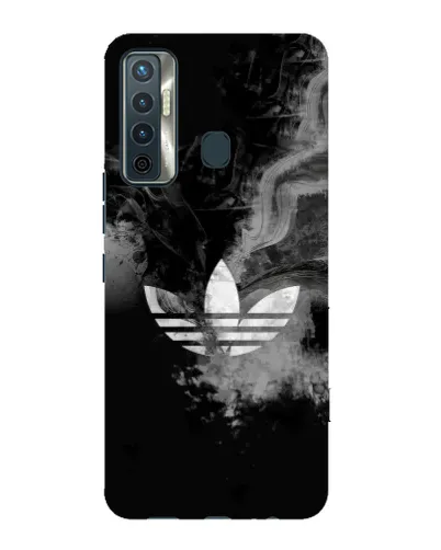 Чохол для TECNO Camon 17 з картинкою «Абстрактний дим Adidas»