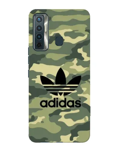 Чохол для TECNO Camon 17 з картинкою «Мілітарі стиль Adidas»