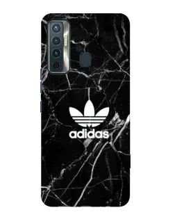 Чохол для TECNO Camon 17 з картинкою «Білий мармур Adidas»
