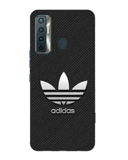 Чохол для TECNO Camon 17 з картинкою «Adidas Карбонова текстура»
