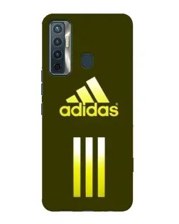 Чохол для TECNO Camon 17 з картинкою «Оливковий градієнт Adidas»