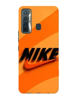 Чохол для TECNO Camon 17 з картинкою «Помаранчевий драйв Nike»