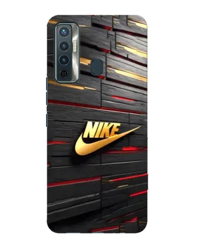 Чохол для TECNO Camon 17 з картинкою «Золотий Nike на металі» Чохол для TECNO Camon 17 з картинкою «Золотий Nike на металі»