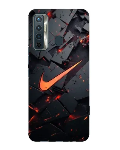 Чохол для TECNO Camon 17 з картинкою «Nike — ефект розломів» Чохол для TECNO Camon 17 з картинкою «Nike — ефект розломів»