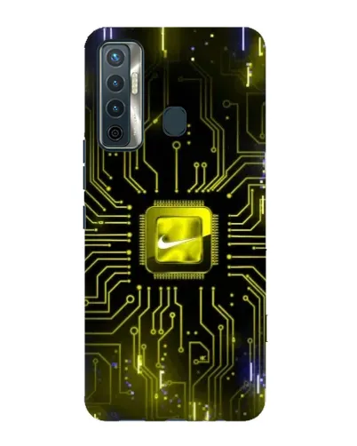 Чохол для TECNO Camon 17 з картинкою «Nike — золота іскра» Чохол для TECNO Camon 17 з картинкою «Nike — золота іскра»