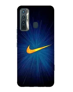 Чохол для TECNO Camon 17 з картинкою «Синій пульс Nike»