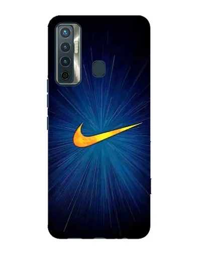 Чохол для TECNO Camon 17 з картинкою «Синій пульс Nike» Чохол для TECNO Camon 17 з картинкою «Синій пульс Nike»