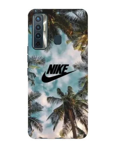 Чохол для TECNO Camon 17 з картинкою «Тропічний принт Nike» Чохол для TECNO Camon 17 з картинкою «Тропічний принт Nike»
