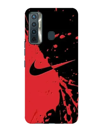 Чохол для TECNO Camon 17 з картинкою «Червоні бризки Nike» Чохол для TECNO Camon 17 з картинкою «Червоні бризки Nike»