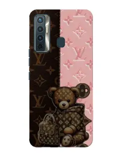 Чохол для TECNO Camon 17 з картинкою «Ведмедик у стилі LV»
