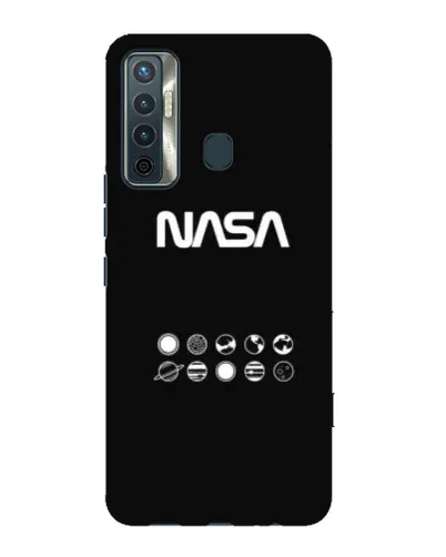 Чохол для TECNO Camon 17 з картинкою «NASA — технічний принт» Чохол для TECNO Camon 17 з картинкою «NASA — технічний принт»