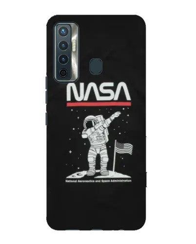 Чохол для TECNO Camon 17 з картинкою «NASA — крокуємо по Місяцю» Чохол для TECNO Camon 17 з картинкою «NASA — крокуємо по Місяцю»