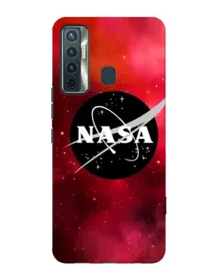 Чохол для TECNO Camon 17 з картинкою «NASA — червона туманність»