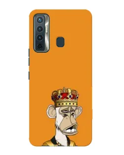 Чохол для TECNO Camon 17 з картинкою «Золота мавпа Bored Ape»