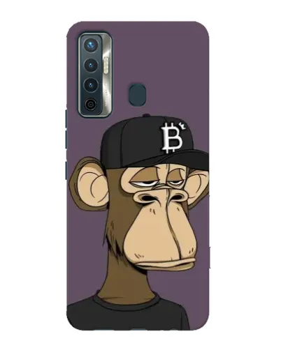 Чохол для TECNO Camon 17 з картинкою «Bored Ape в кепці»