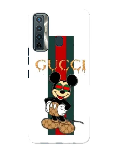Чохол для TECNO Camon 17 з картинкою «Міккі Маус Gucci — смуги» Чохол для TECNO Camon 17 з картинкою «Міккі Маус Gucci — смуги»