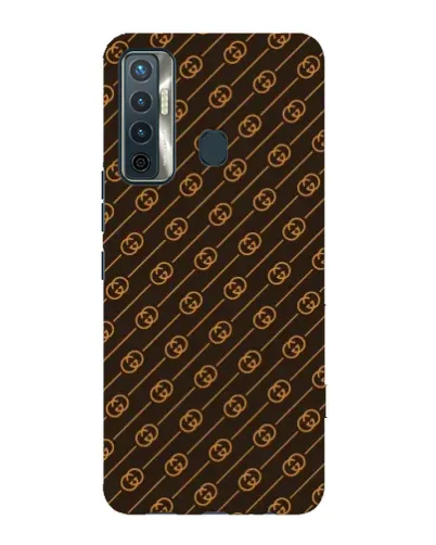 Чохол для TECNO Camon 17 з картинкою «Gucci — золоті діагоналі» Чохол для TECNO Camon 17 з картинкою «Gucci — золоті діагоналі»