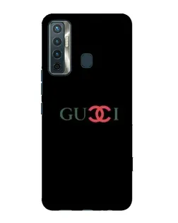 Чохол для TECNO Camon 17 з картинкою «Gucci — червоний градієнт»
