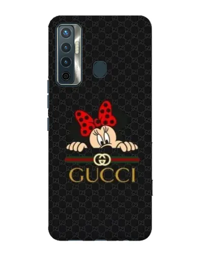 Чохол для TECNO Camon 17 з картинкою «Мінні Маус Gucci — чорний» Чохол для TECNO Camon 17 з картинкою «Мінні Маус Gucci — чорний»