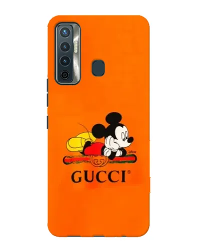 Чохол для TECNO Camon 17 з картинкою «Міккі Маус Gucci — помаранч» Чохол для TECNO Camon 17 з картинкою «Міккі Маус Gucci — помаранч»