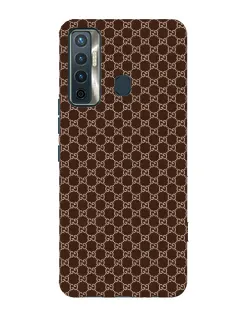 Чохол для TECNO Camon 17 з картинкою «Gucci — шоколадна сітка»