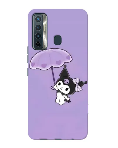 Чохол для TECNO Camon 17 з картинкою «Kuromi з парасолькою»