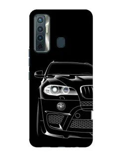 Чохол для TECNO Camon 17 з картинкою «Темний силует BMW»