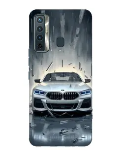 Чохол для TECNO Camon 17 з картинкою «BMW у світлі фар»