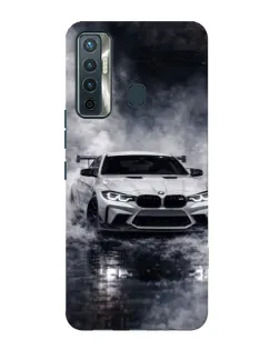 Чохол для TECNO Camon 17 з картинкою «BMW крізь туман»