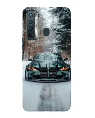 Чохол для TECNO Camon 17 з картинкою «BMW у зимовому лісі» Чохол для TECNO Camon 17 з картинкою «BMW у зимовому лісі»