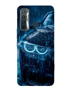 Чохол для TECNO Camon 17 з картинкою «BMW під дощем»
