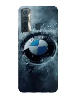 Чохол для TECNO Camon 17 з картинкою «Логотип BMW — лід»