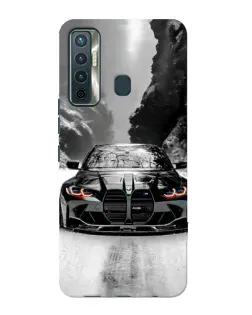 Чохол для TECNO Camon 17 з картинкою «BMW — акварельний дрифт»