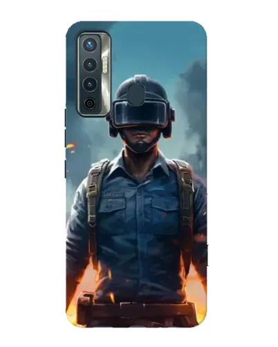 Чохол для TECNO Camon 17 з картинкою «PUBG — реалістичний герой» Чохол для TECNO Camon 17 з картинкою «PUBG — реалістичний герой»