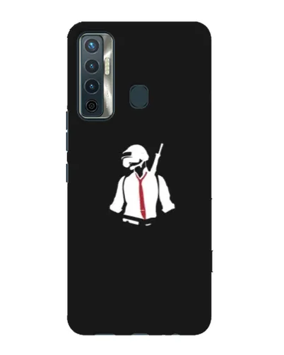 Чохол для TECNO Camon 17 з картинкою «PUBG — силует воїна» Чохол для TECNO Camon 17 з картинкою «PUBG — силует воїна»