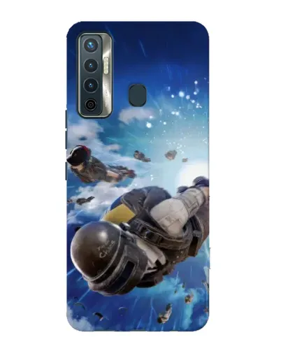 Чохол для TECNO Camon 17 з картинкою «Десант PUBG — стрибок» Чохол для TECNO Camon 17 з картинкою «Десант PUBG — стрибок»
