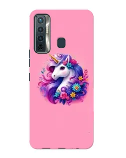 Чехол для TECNO Camon 17 с картинкой «Сказочный единорог»
