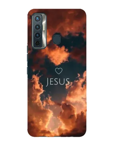 Чохол для TECNO Camon 17 з картинкою «Сяйво Імені Jesus»