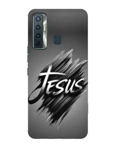 Чохол для TECNO Camon 17 з картинкою «Напис Jesus Graffiti»