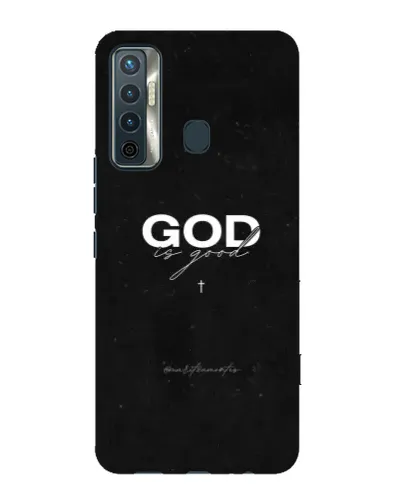 Чохол для TECNO Camon 17 з картинкою «GOD — Бог над усім»