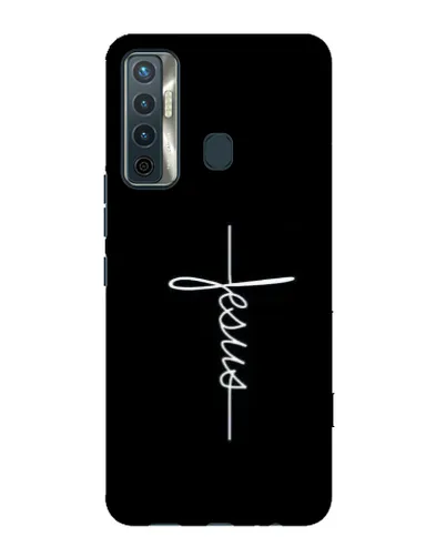 Чохол для TECNO Camon 17 з картинкою «Тонка лінія віри»