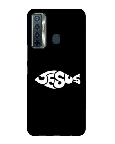 Чехол для TECNO Camon 17 с картинкой «Рыба Jesus» Чехол для TECNO Camon 17 с картинкой «Рыба Jesus»