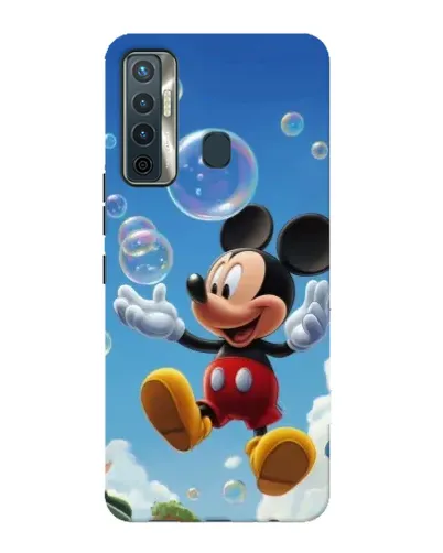 Чехол для TECNO Camon 17 с картинкой «Mickey и мыльные пузыри» Чехол для TECNO Camon 17 с картинкой «Mickey и мыльные пузыри»