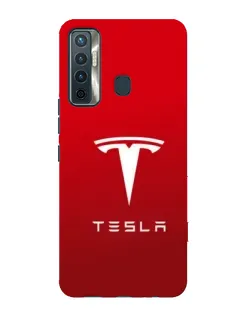 Чохол для TECNO Camon 17 з картинкою «Tesla Red Classic»