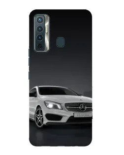 Чохол для TECNO Camon 17 з картинкою «Mercedes AMG GT Silver»